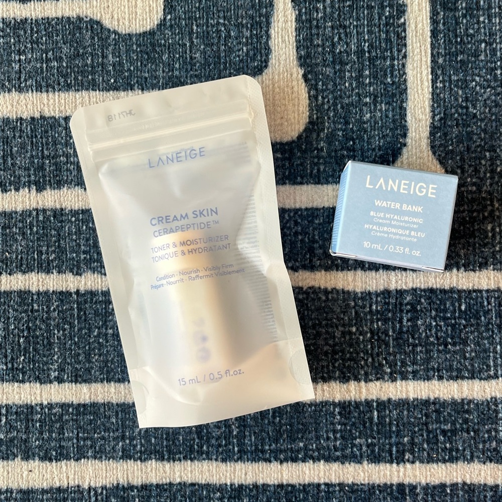 NWT LANEIGE Cream Skin and Water Bank Mini Duo